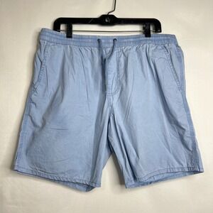 Cotton On Light Blue Beach Short Mens XL Elastic Waist Drawstring Casual Summer